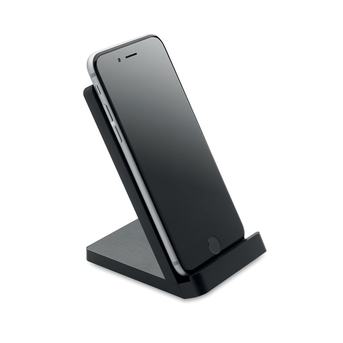 WIRESTAND - Draadloze bamboe oplaadstation