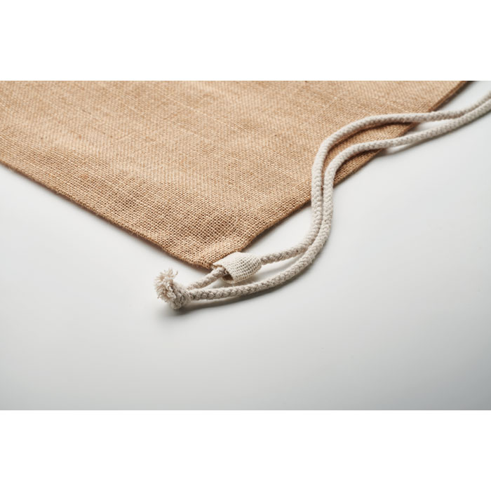 FUKURO - Jute Beutel mit Kordelzug