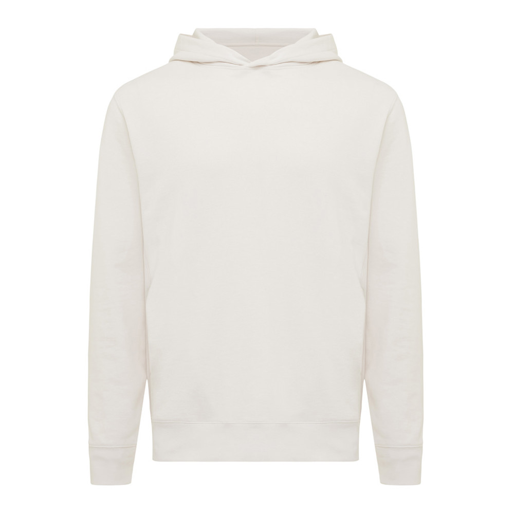 IQONIQ Yengo Hoodie mit Seitentaschen aus rec. Baumwolle - ivory white (± PMS 12-2103 TCX)