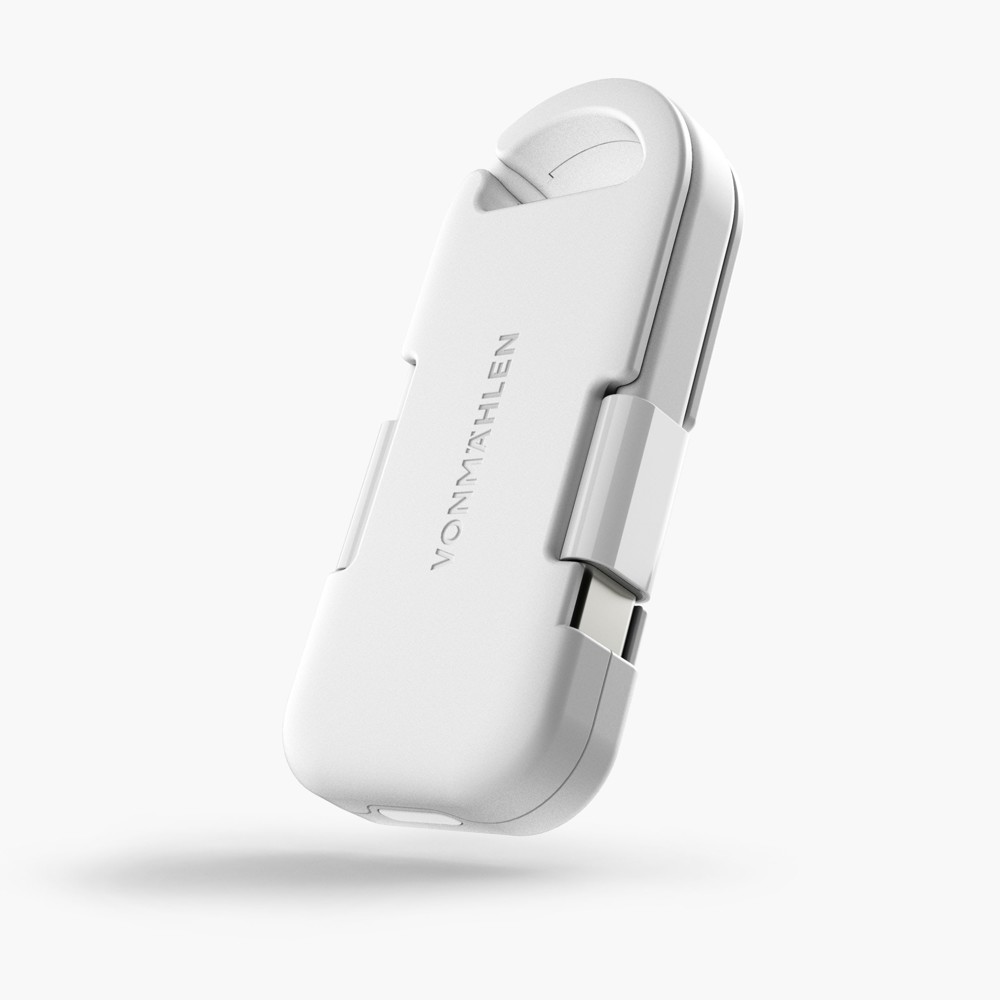 Evergreen Go - Die Powerbank für den Schlüsselbund - Weiß