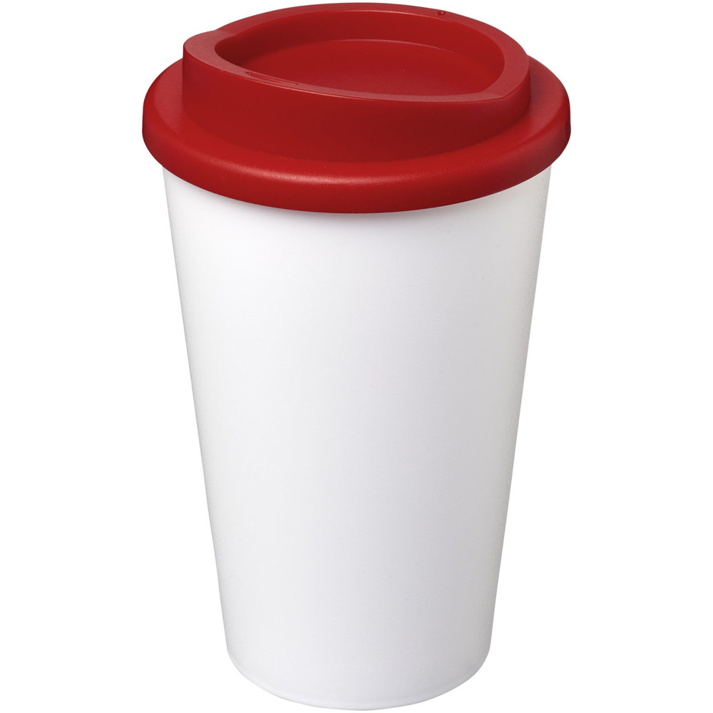 Americano® 350 ml Isolierbecher - weiss, rot