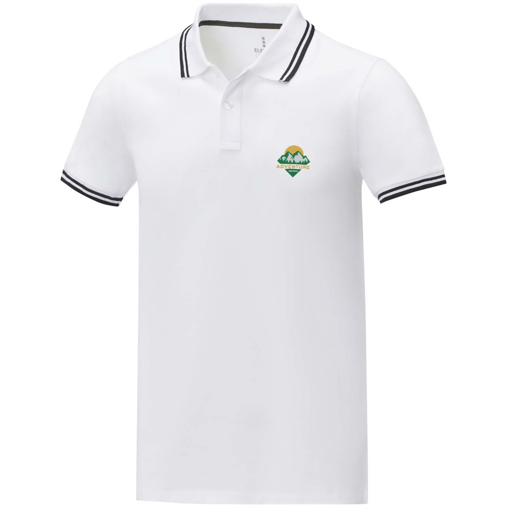 Amarago 200 g/m² Polo mit abgesetztem Rand für Herren